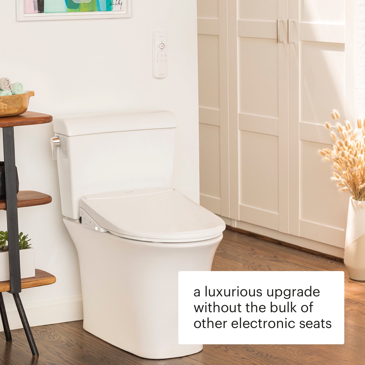 Brondell Swash Thinline T44 Luxury Bidet Seat with Remote Control