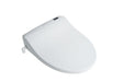 Blooming Bidet Seat R1570 angled view with lid closed