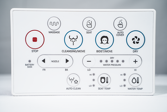 Blooming Bidet Seat R1570 remote 