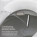 Close-up of Brondell Swash 1000 Electric Bidet Seat with text highlighting micro-bubble technology