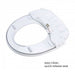 Brondell Swash 1000 Electric Bidet Seat  with quick-release feature on a white background
