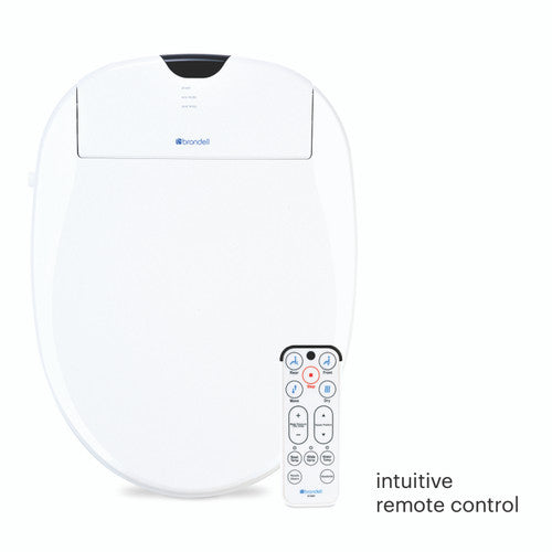 Brondell Swash 1000 Electric Bidet Seat Top View with Remote