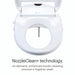 Brondell Swash 1000 Electric Bidet Seat with NozzleClean+ technology on a white background