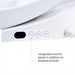 Brondell Swash 1000 Electric Bidet Seat with control panel and power button on a white background