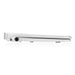 Brondell Swash Ecoseat Non-Electric Bidet Seat closed side profile on white background