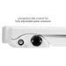 Brondell Swash Ecoseat Non-Electric Bidet Seat water pressure control dial for adjustable water pressure on a white background