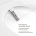 Brondell Swash Thinline T22 electric bidet  self-cleaning, retractable nozzle in a white toilet