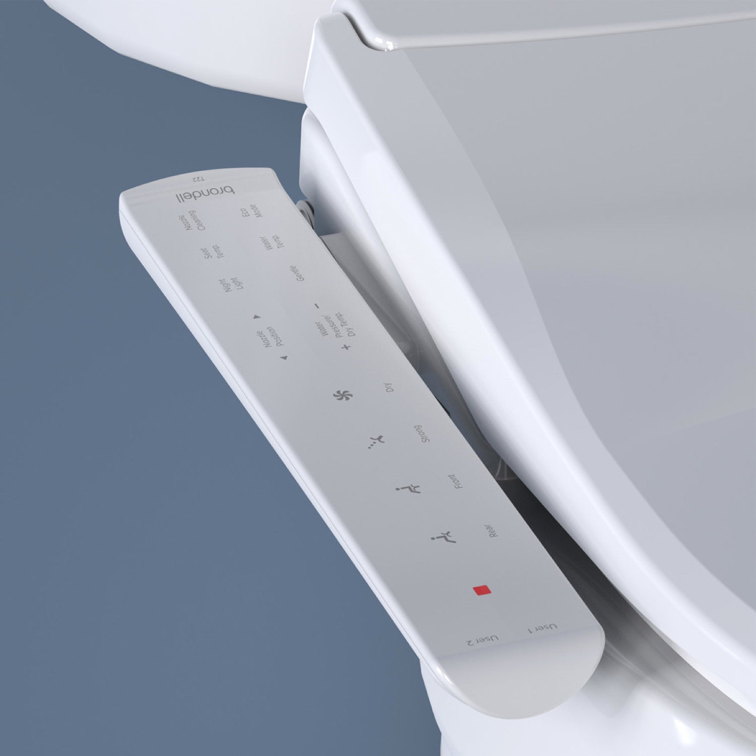 side arm control pannel for Brondell Swash Thinline T22 electric bidet 