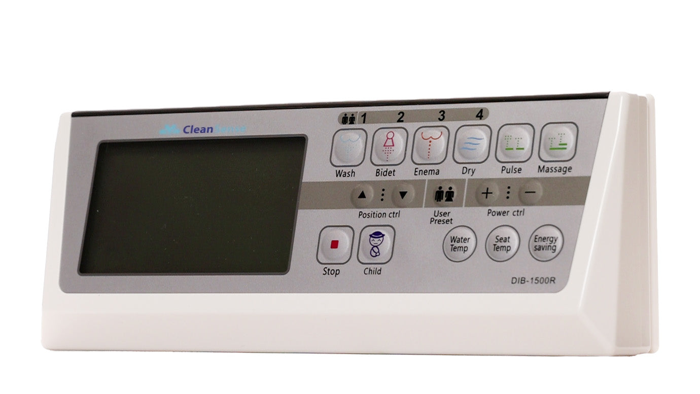 CleanSense 1500R Bidet Seat Remote angle view