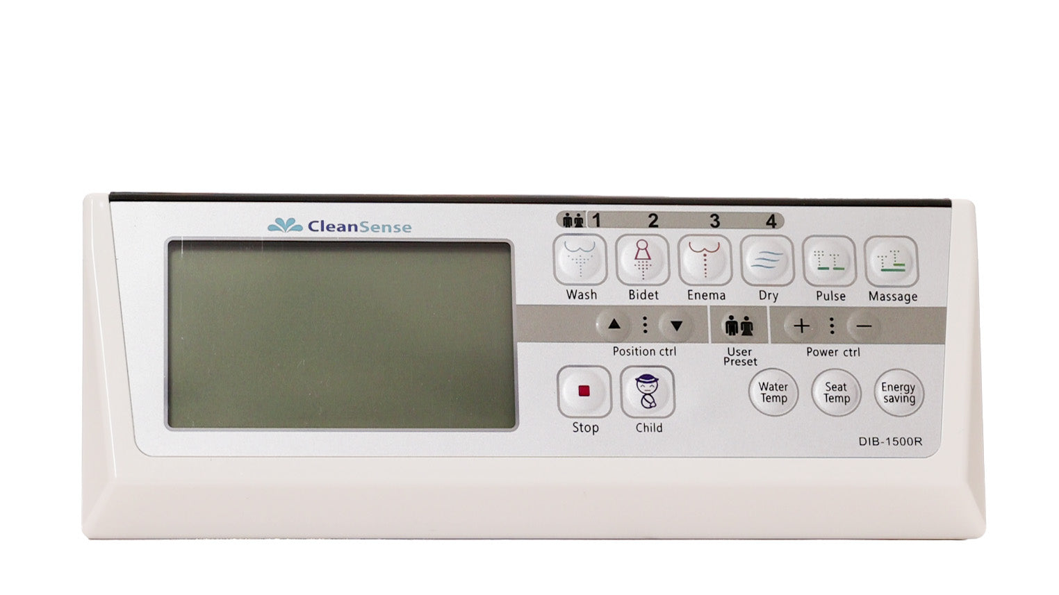 CleanSense 1500R Bidet Seat Remote Front View