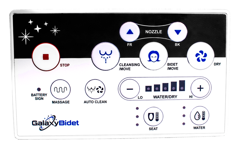 Galaxy Bidet GB-5000 Electric Bidet Seat – Warm Water, UV Sterilization & Luxury Comfort