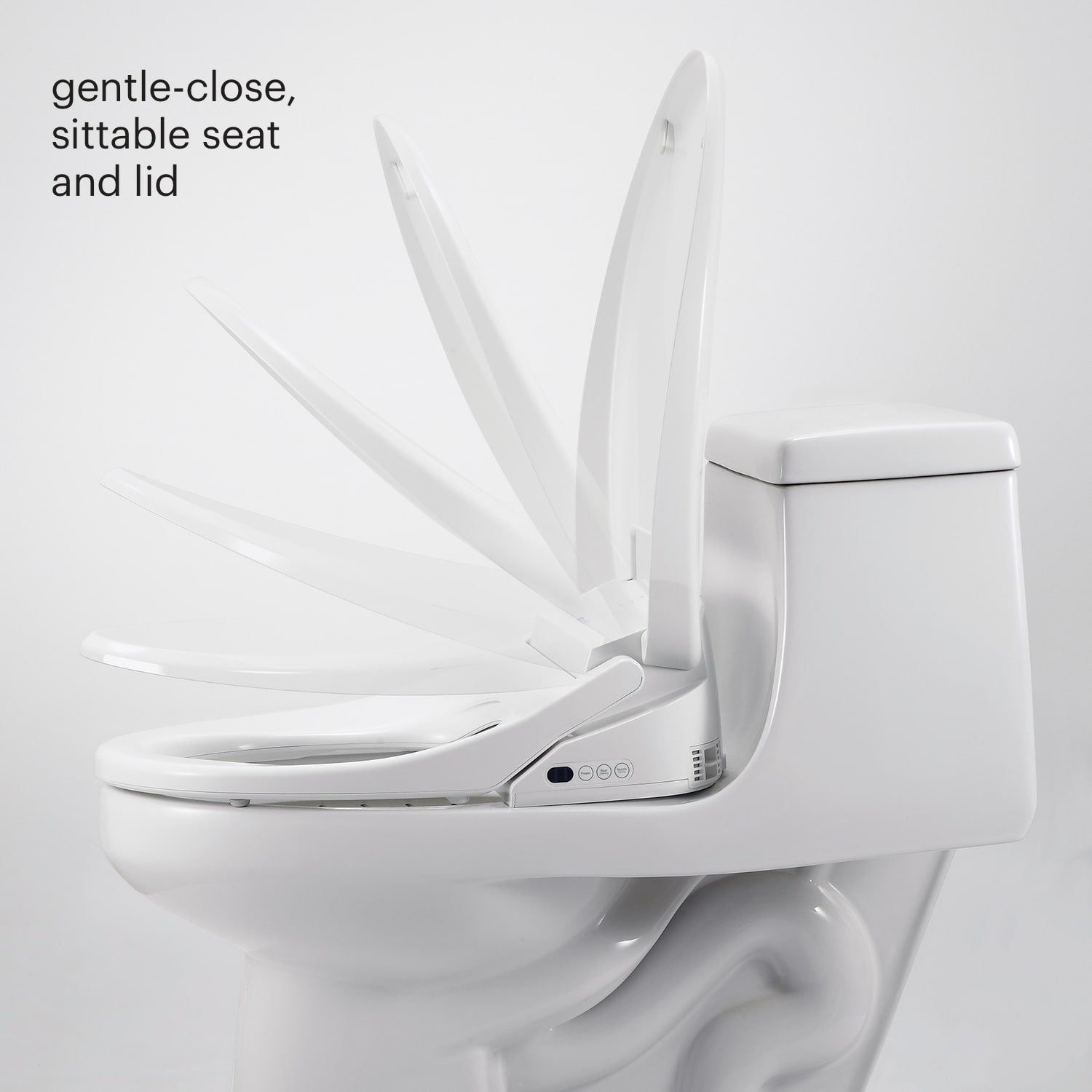 Brondell Swash 1400 Luxury Bidet Toilet Seat White